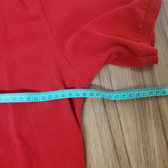 Vintage Polo Jeans Co Red Short Sleeve Polo Shirt Men's Size XL USA 100% Cotton - Picture 5 of 9